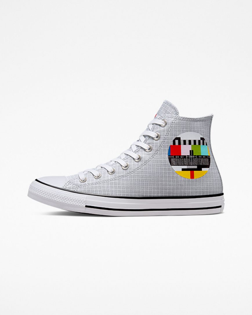 Dámské Boty Vysoké Converse Chuck Taylor All Star Color Grid Šedé Viacfarebný | CZ SOR3157